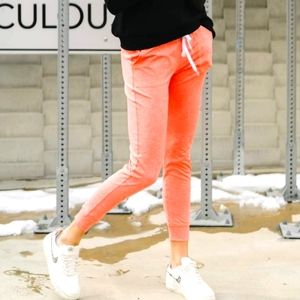 Zyia Tangerine Cozy Joggers